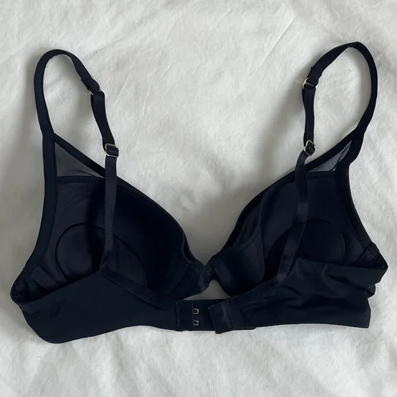 ThirdLove 24/7 Classic Uplift Plunge Bra Black 32B½ - Picture 9 of 14
